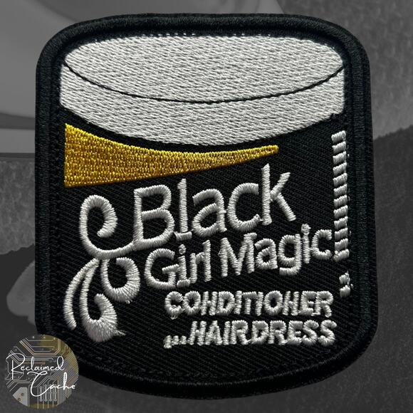 Black Girl Magic Grease Iron On Patch - Picture 1 of 3